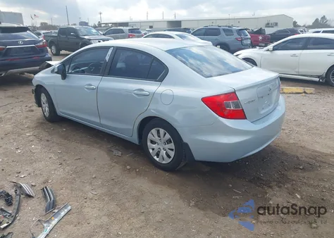 2012 Honda Civic Lx from USA, damaged, VIN 2HGFB2F52CH566259